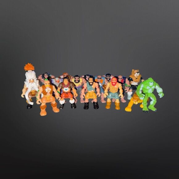 FP Imaginext T-Rex Playset Sabertooth Caveman Dinosaurs Island Figures 2.5” A6 - Picture 15 of 15